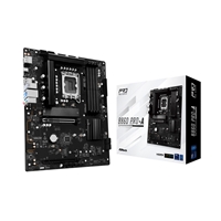 ASRock B860 Pro-A Intel 1851 Socket Motherboard, ATX, 4x DDR5 Slots, 3x M.2 Sockets, 2x USB-C Port, 2.5GbE LAN, 1x DisplayPort / 1x HDMI Port