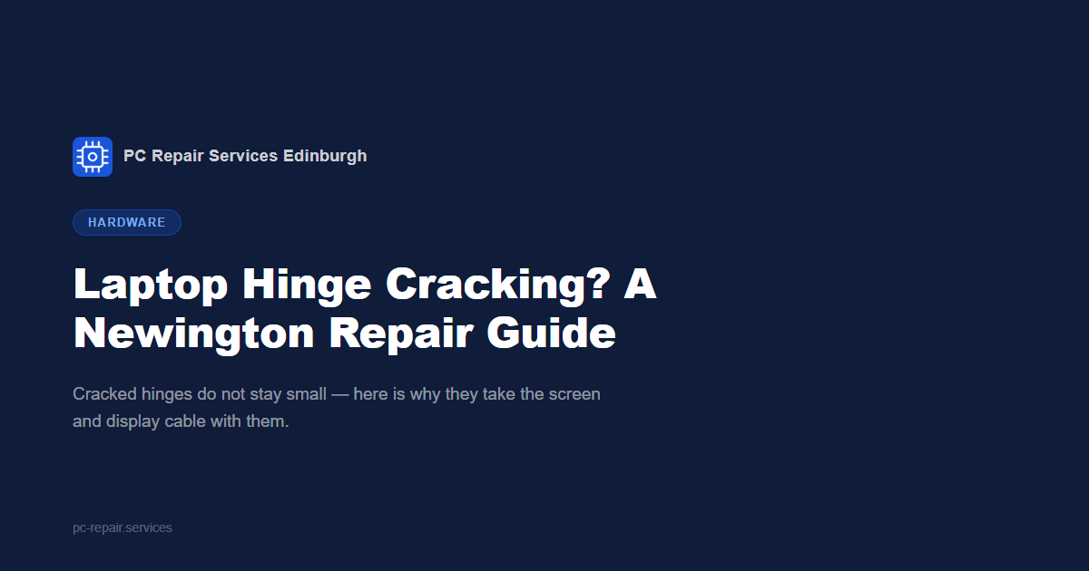 Laptop Hinge Cracking? A Newington Repair Guide