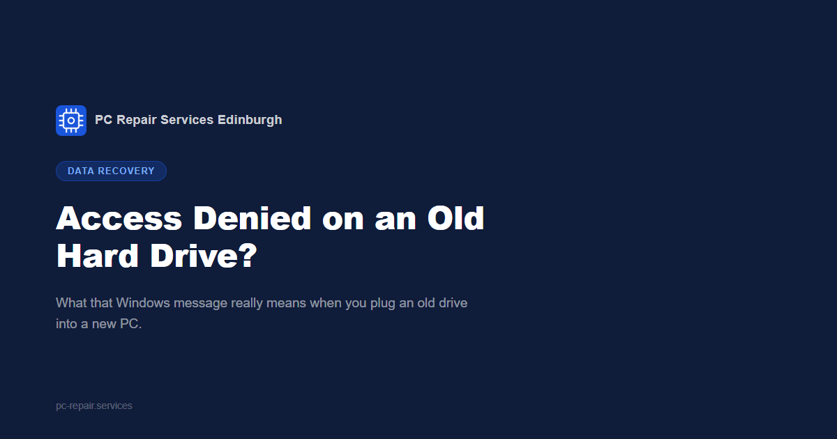Access Denied on an Old Hard Drive? A Liberton Guide